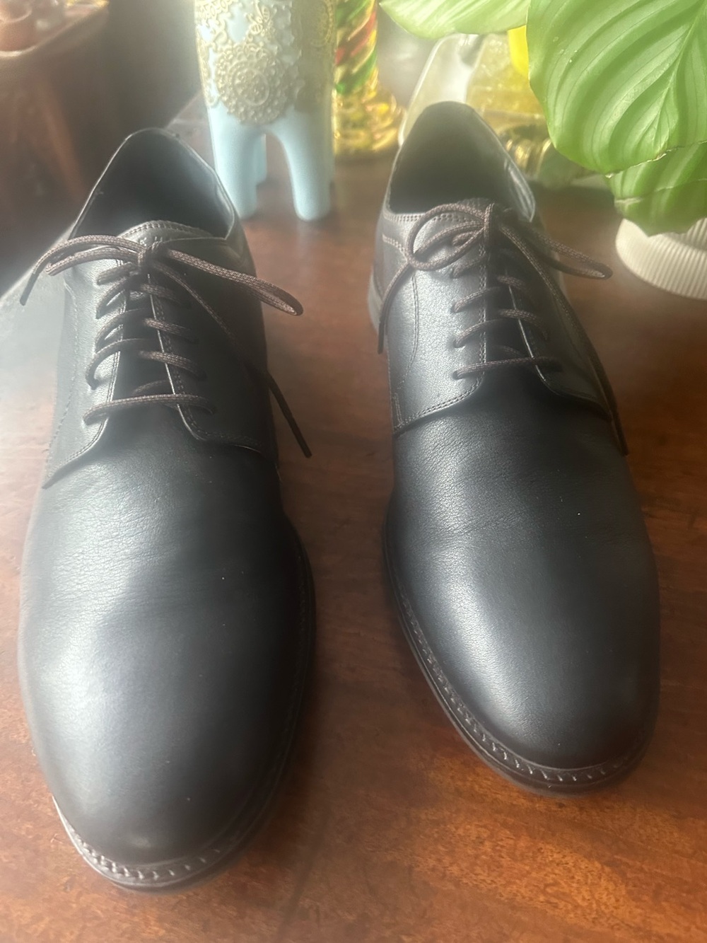 COLE HAAN Grand DARK BROWN Men’s Leather Shoes Size: 12M